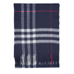 Cashmere Large Check Vintage Pre-Loved Scarf