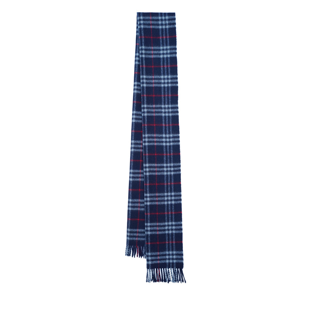 Lambswool Plaid Print Vintage Pre-Loved Scarf