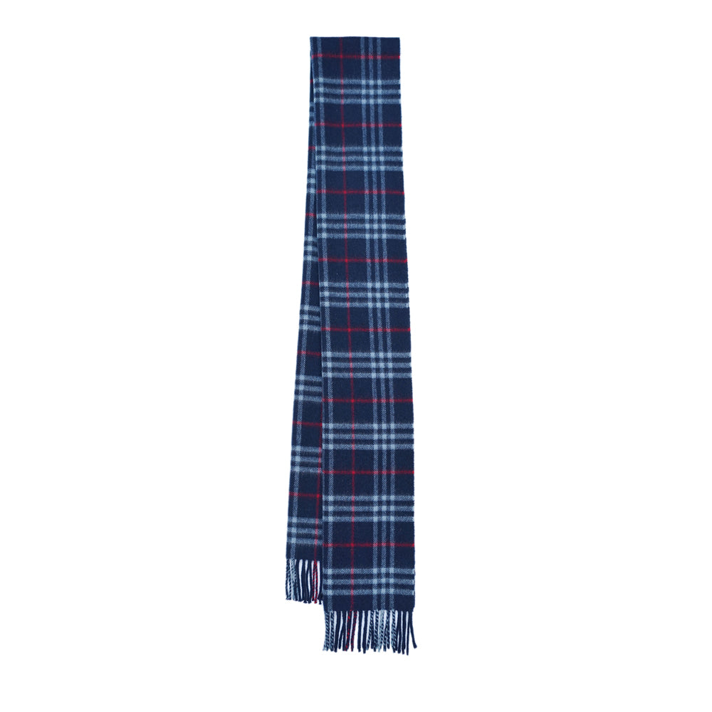 Lambswool Plaid Print Vintage Pre-Loved Scarf