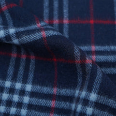 Lambswool Plaid Print Vintage Pre-Loved Scarf