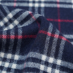 Lambswool Plaid Print Vintage Pre-Loved Scarf