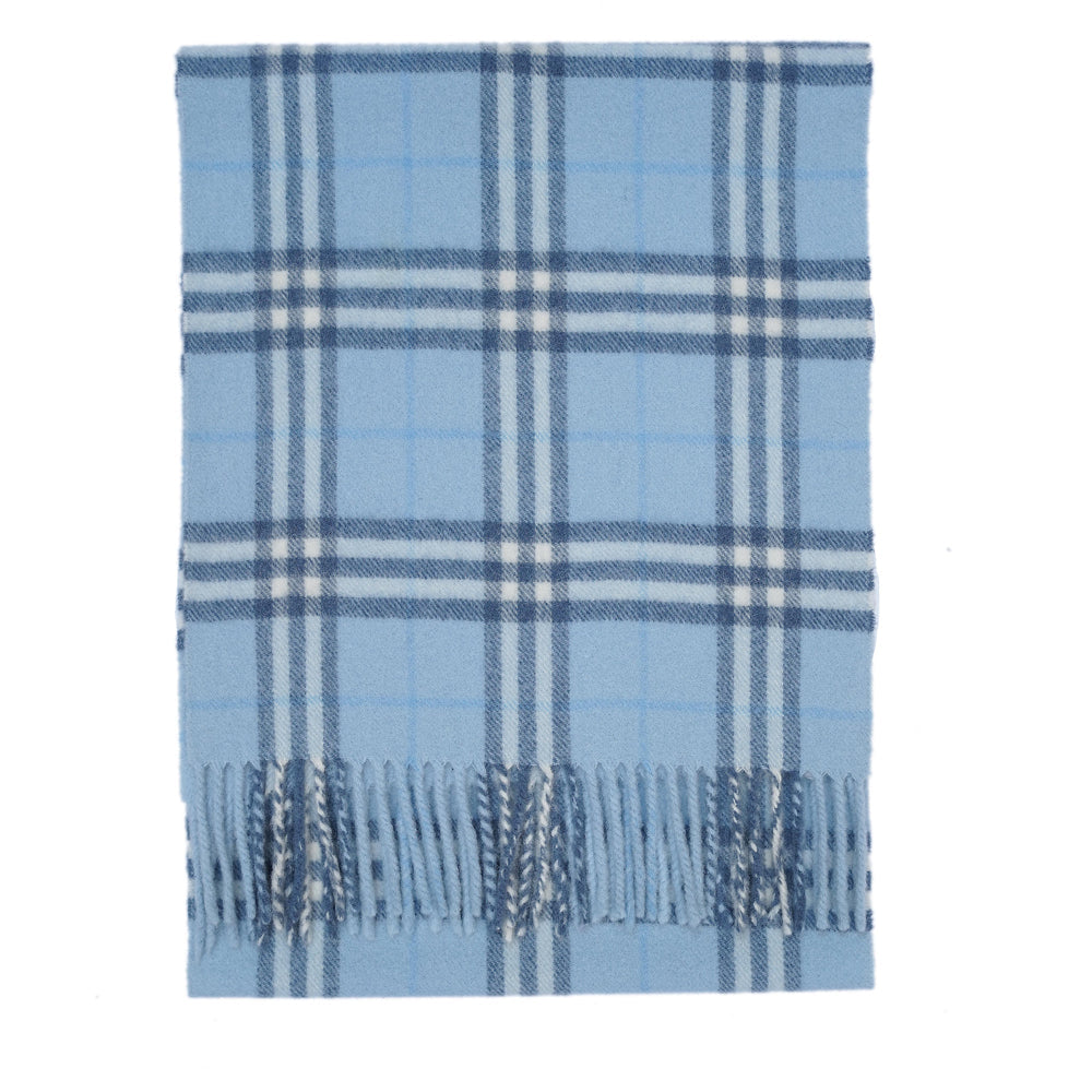 Lambswool Plaid Print Vintage Pre-Loved Scarf
