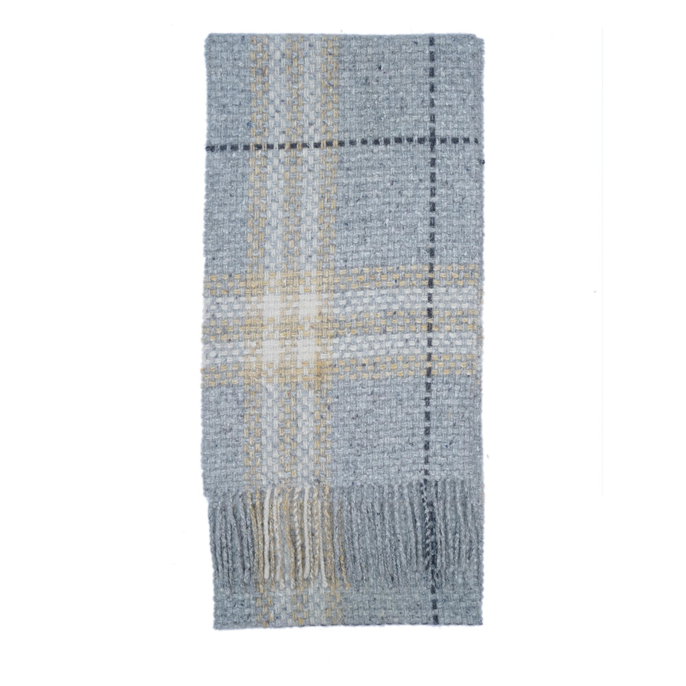 Wool Large Check Vintage Pre-Loved Scarf