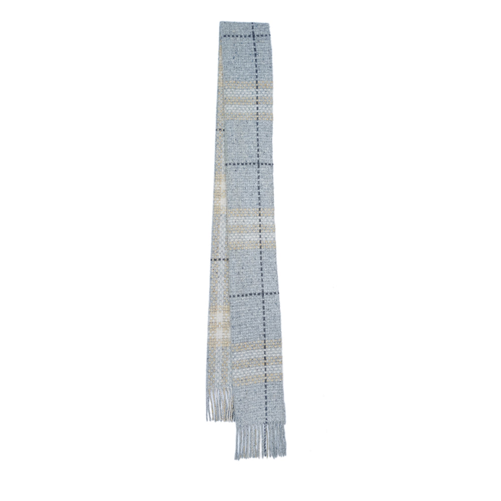 Wool Large Check Vintage Pre-Loved Scarf