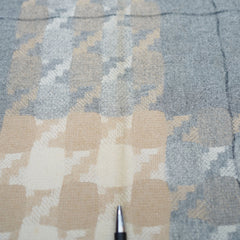 Cashmere Large Check Vintage Pre-Loved Scarf