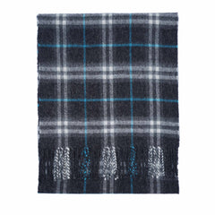 Lambswool Plaid Print Vintage Pre-Loved Scarf