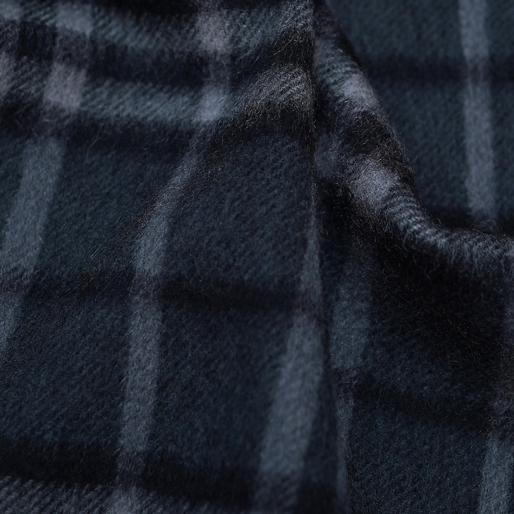 Cashmere Plaid Print Vintage Pre-Loved Scarf
