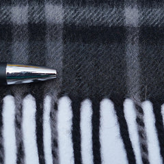 Cashmere Plaid Print Vintage Pre-Loved Scarf