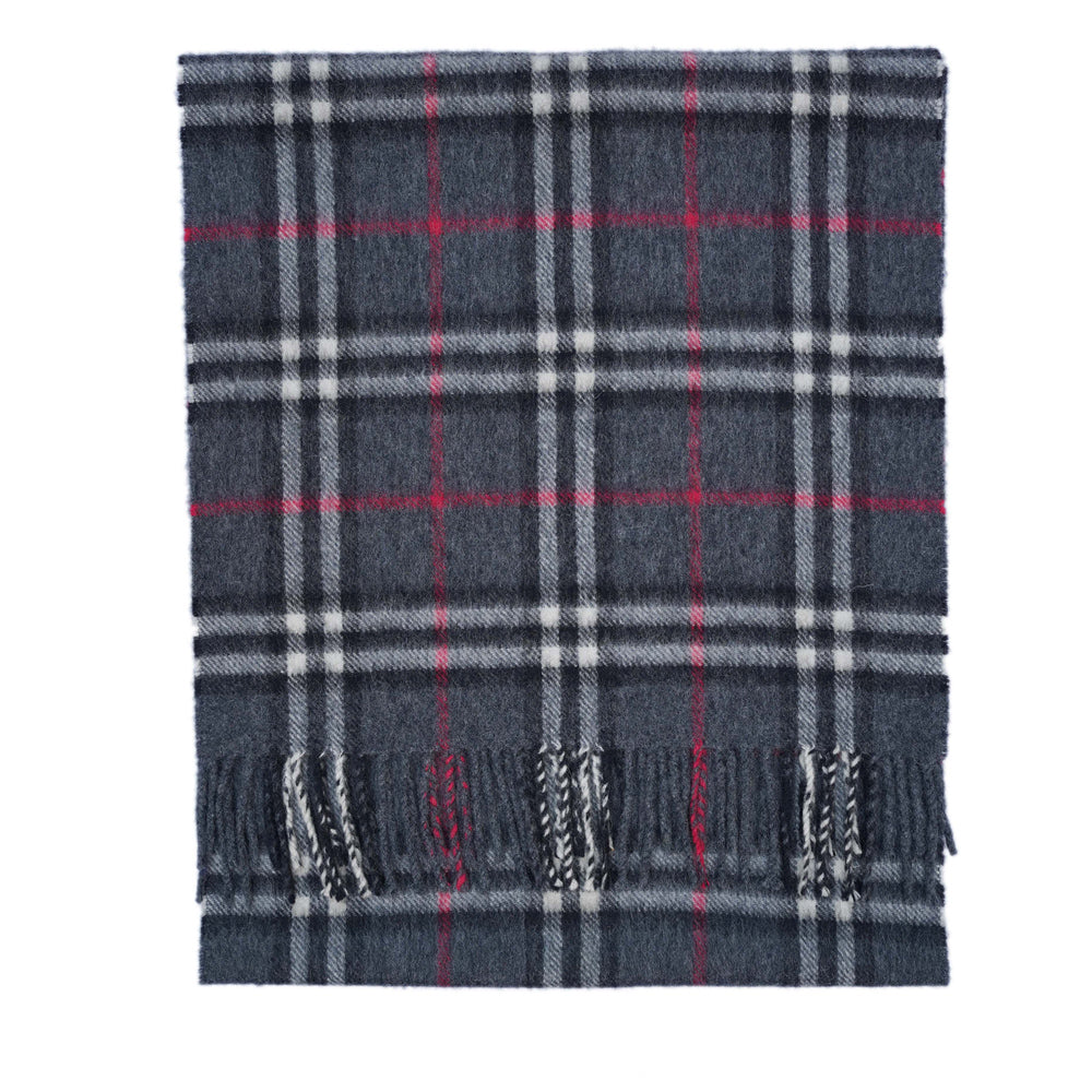 Cashmere Plaid Print Vintage Pre-Loved Scarf