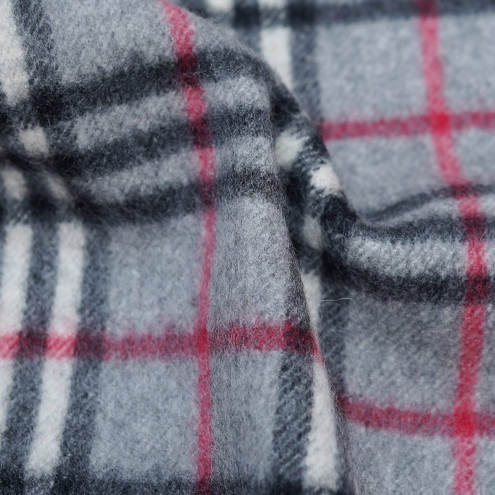 Cashmere Plaid Print Vintage Pre-Loved Scarf