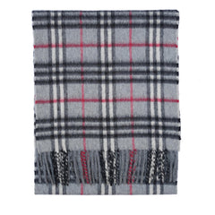Cashmere Plaid Print Vintage Pre-Loved Scarf