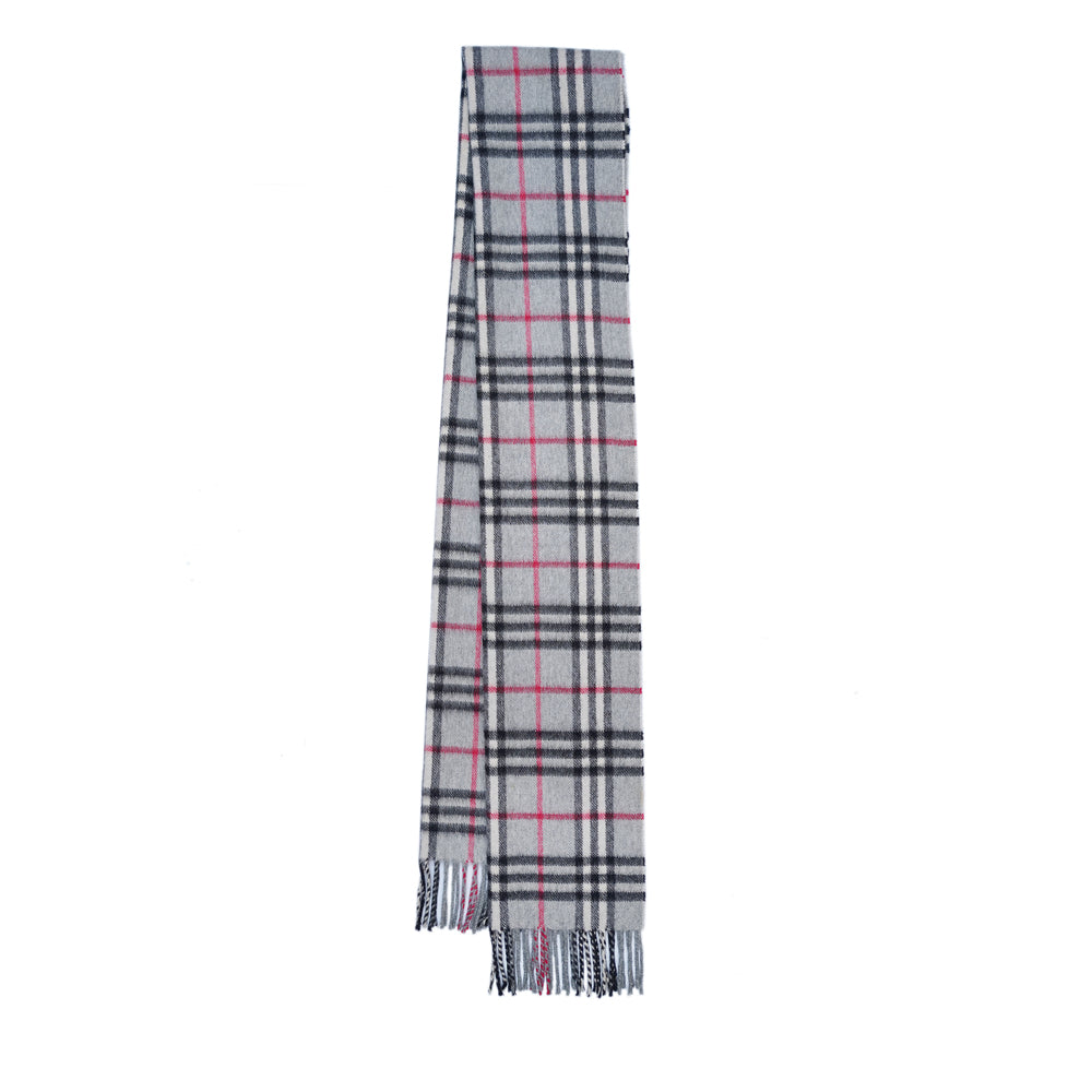 Cashmere Plaid Print Vintage Pre-Loved Scarf