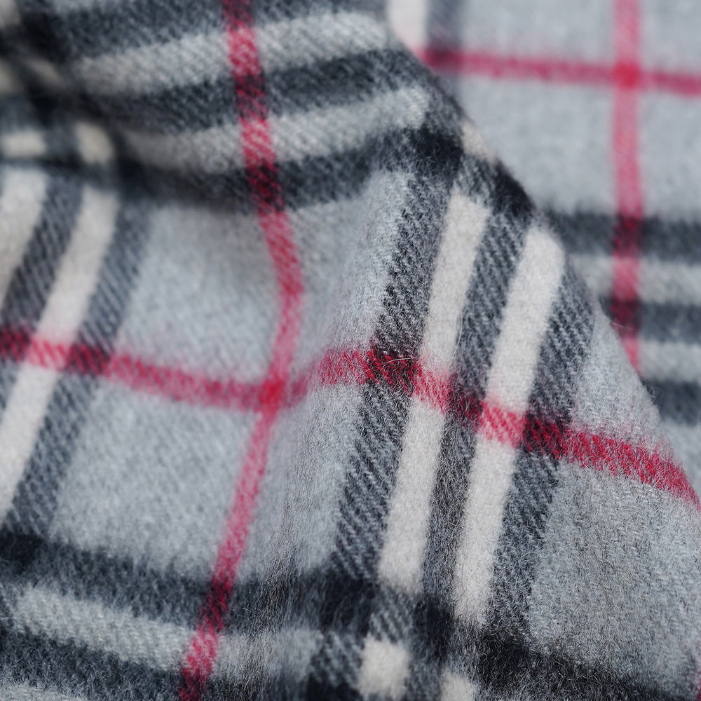 Cashmere Plaid Print Vintage Pre-Loved Scarf