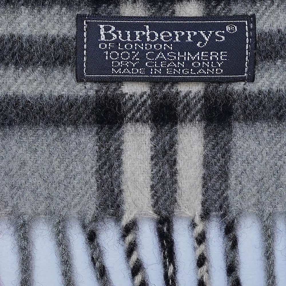 Cashmere Plaid Print Vintage Pre-Loved Scarf
