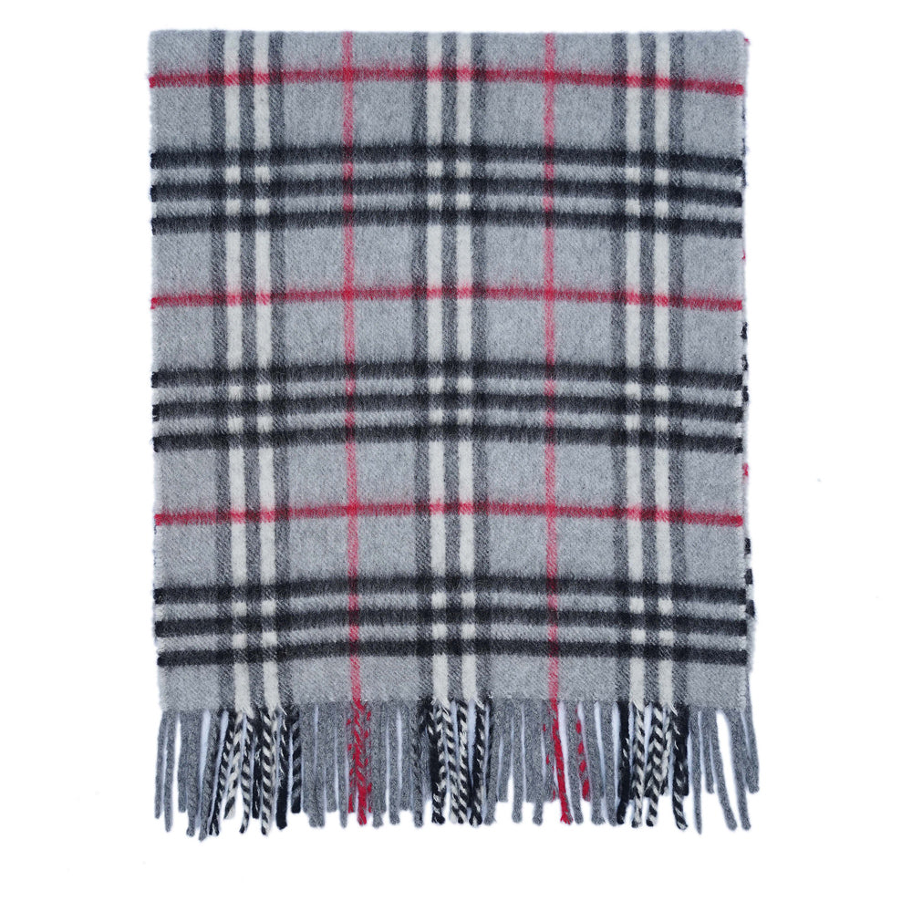 Cashmere Plaid Print Vintage Pre-Loved Scarf