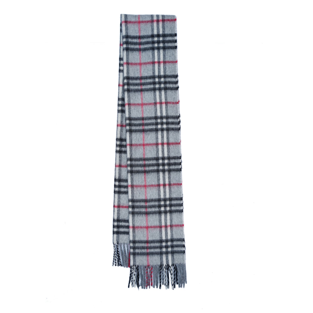 Cashmere Plaid Print Vintage Pre-Loved Scarf
