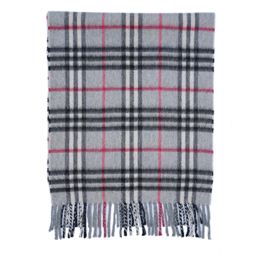 Cashmere Plaid Print Vintage Pre-Loved Scarf