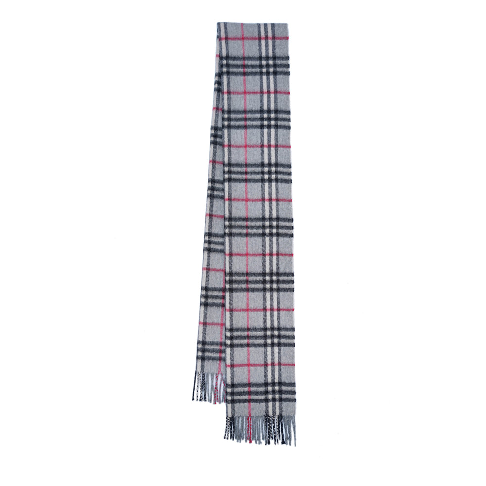 Cashmere Plaid Print Vintage Pre-Loved Scarf