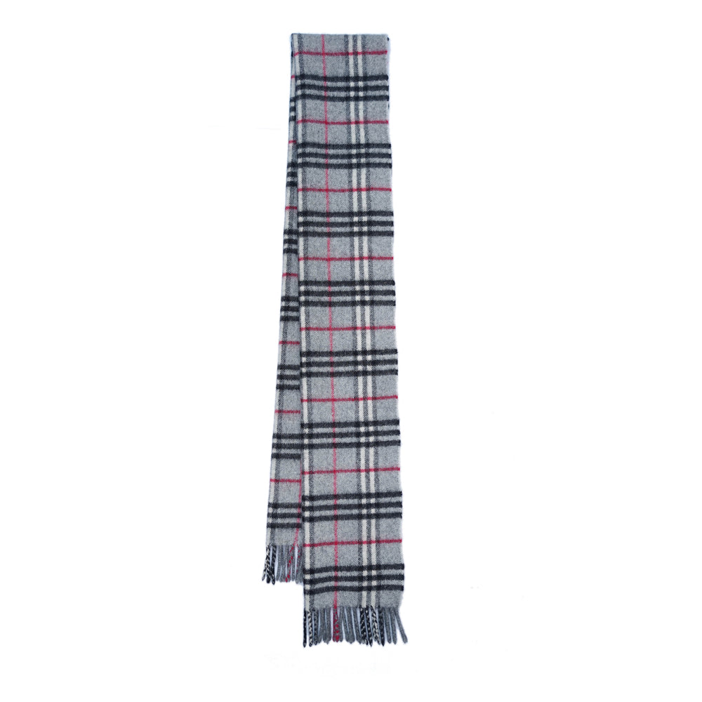 Lambswool Plaid Print Vintage Pre-Loved Scarf