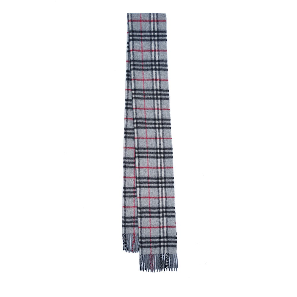 Lambswool Plaid Print Vintage Pre-Loved Scarf