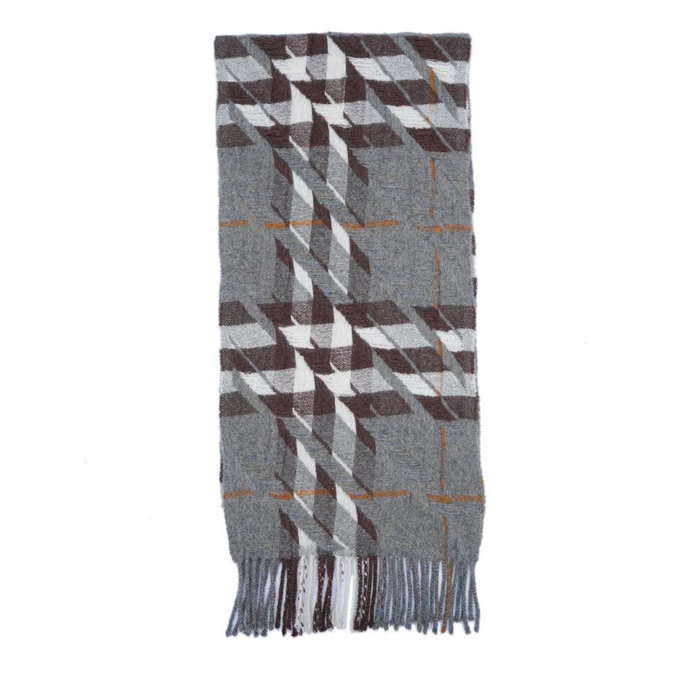 Cashmere Plaid Print Vintage Pre-Loved Scarf