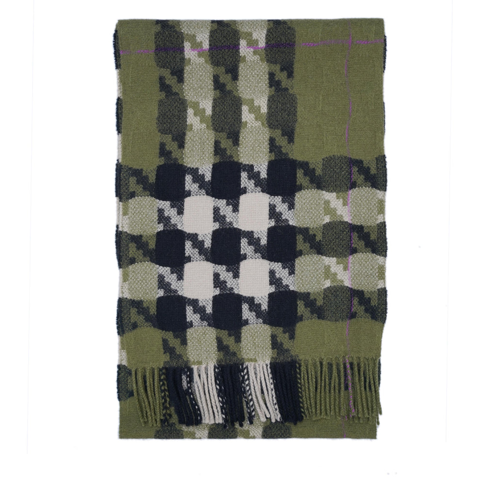 Cashmere Plaid Print Vintage Pre-Loved Scarf