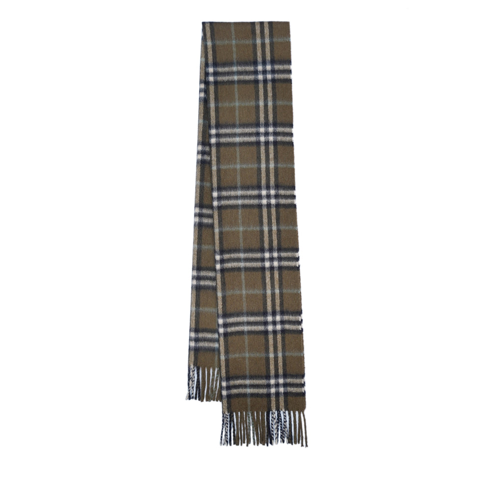 Cashmere Plaid Print Vintage Pre-Loved Scarf
