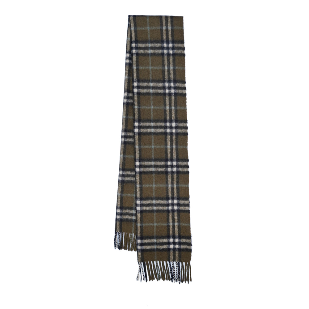 Cashmere Plaid Print Vintage Pre-Loved Scarf