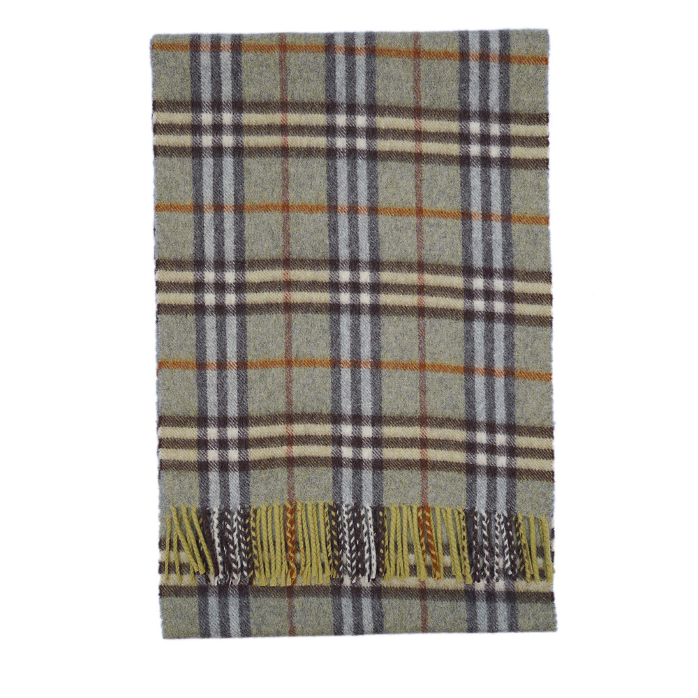 Cashmere Plaid Print Vintage Pre-Loved Scarf