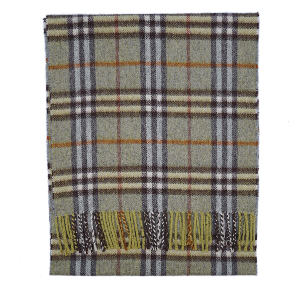 Cashmere Plaid Print Vintage Pre-Loved Scarf