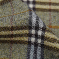 Lambswool Plaid Print Vintage Pre-Loved Scarf