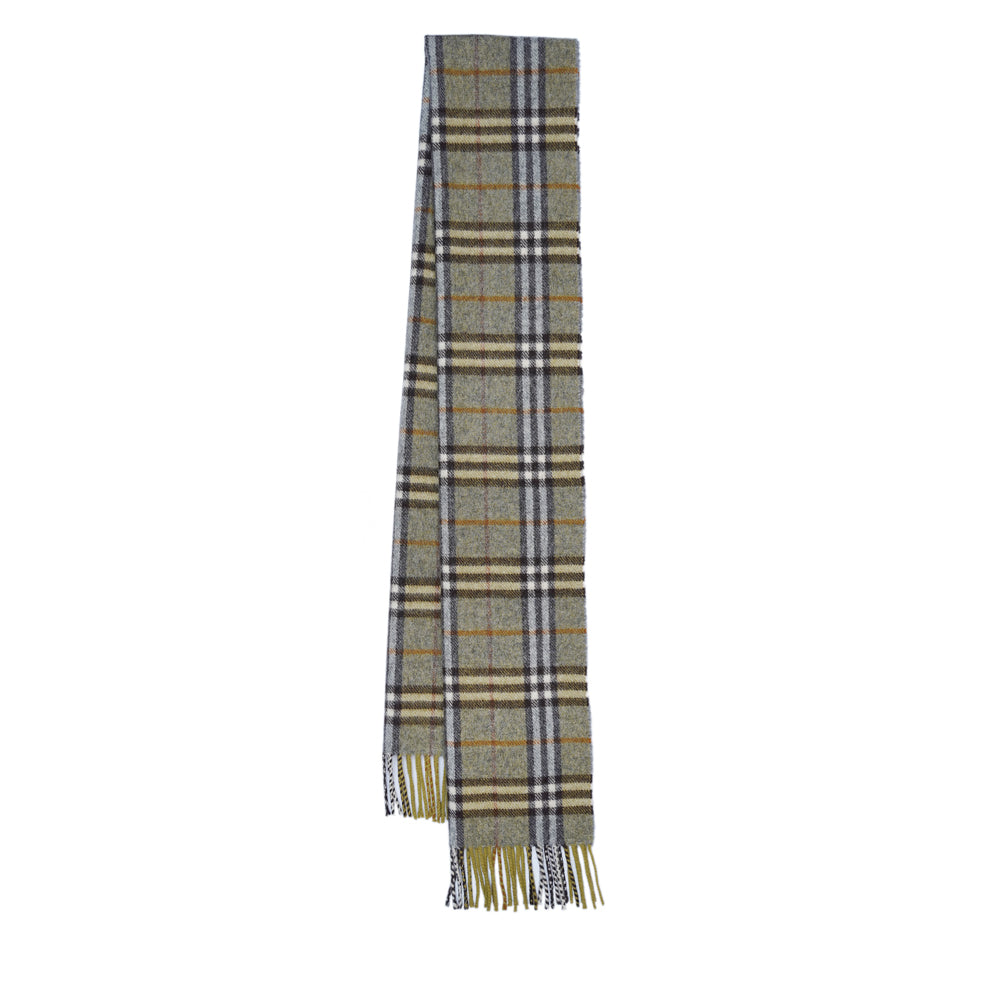 Lambswool Plaid Print Vintage Pre-Loved Scarf