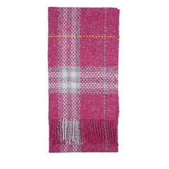 Merino Plaid Print Vintage Pre-Loved Scarf