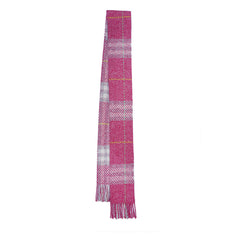 Merino Plaid Print Vintage Pre-Loved Scarf