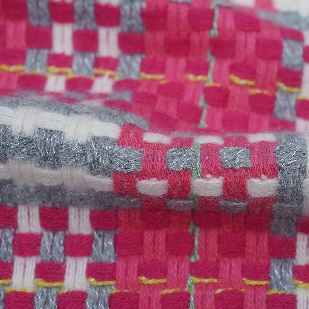 Cashmere Plaid Print Vintage Pre-Loved Scarf