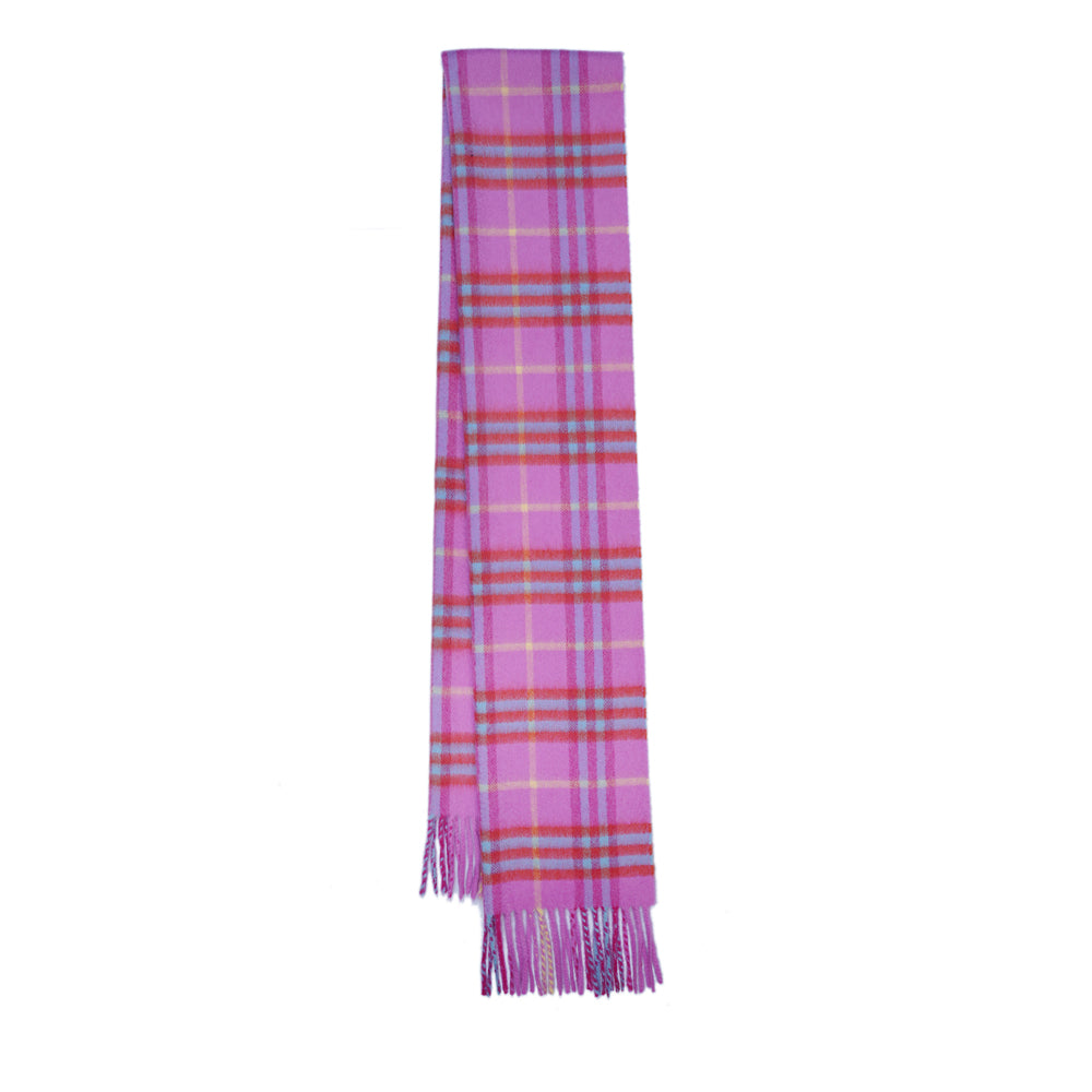 Cashmere Plaid Print Vintage Pre-Loved Scarf