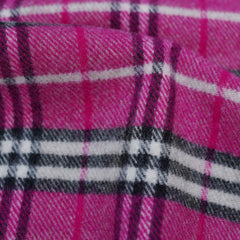 Lambswool Plaid Print Vintage Pre-Loved Scarf