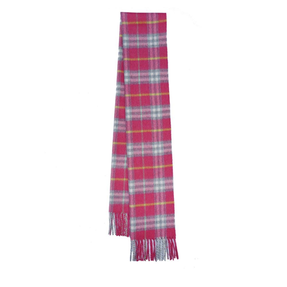 Cashmere Plaid Print Vintage Pre-Loved Scarf