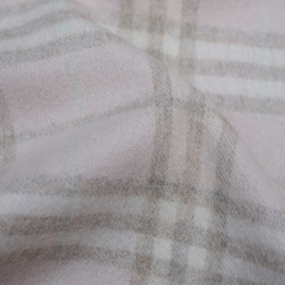 Cashmere Plaid Print Vintage Pre-Loved Scarf