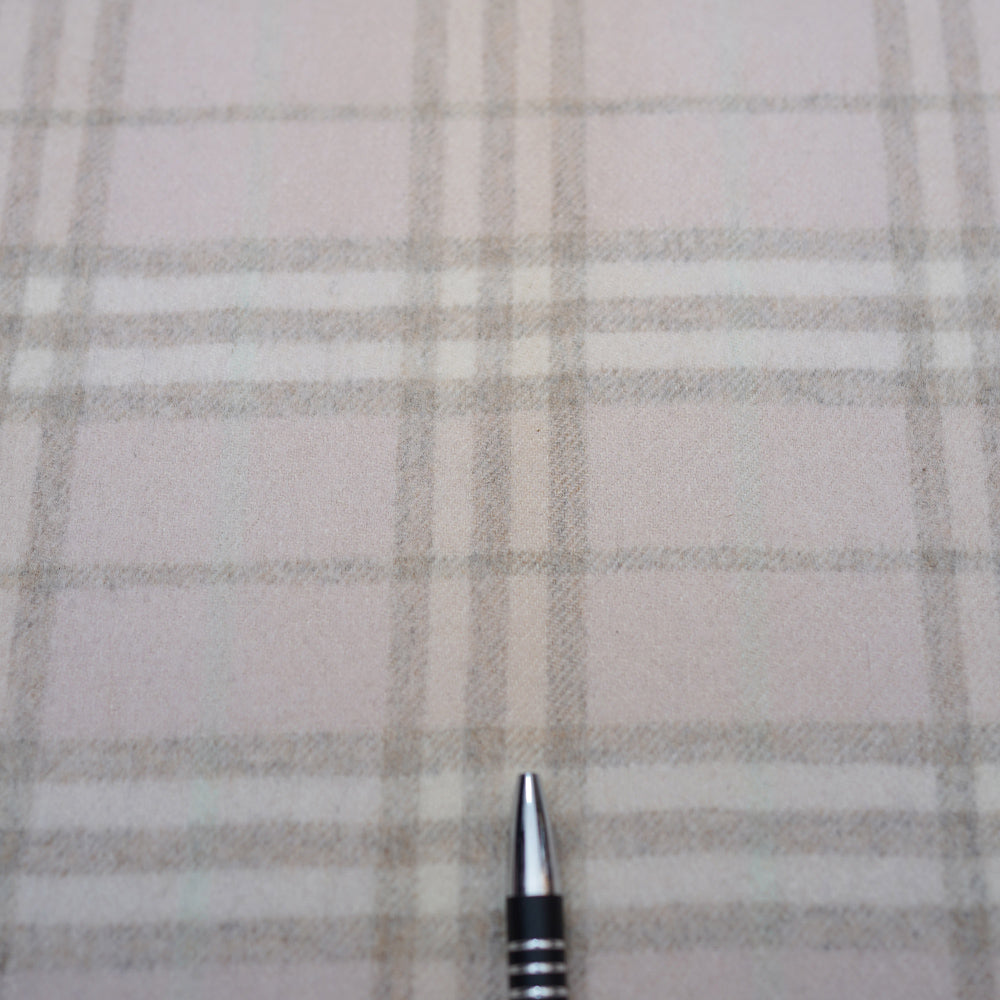 Cashmere Plaid Print Vintage Pre-Loved Scarf