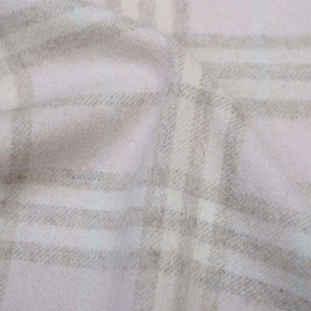Cashmere Plaid Print Vintage Pre-Loved Scarf