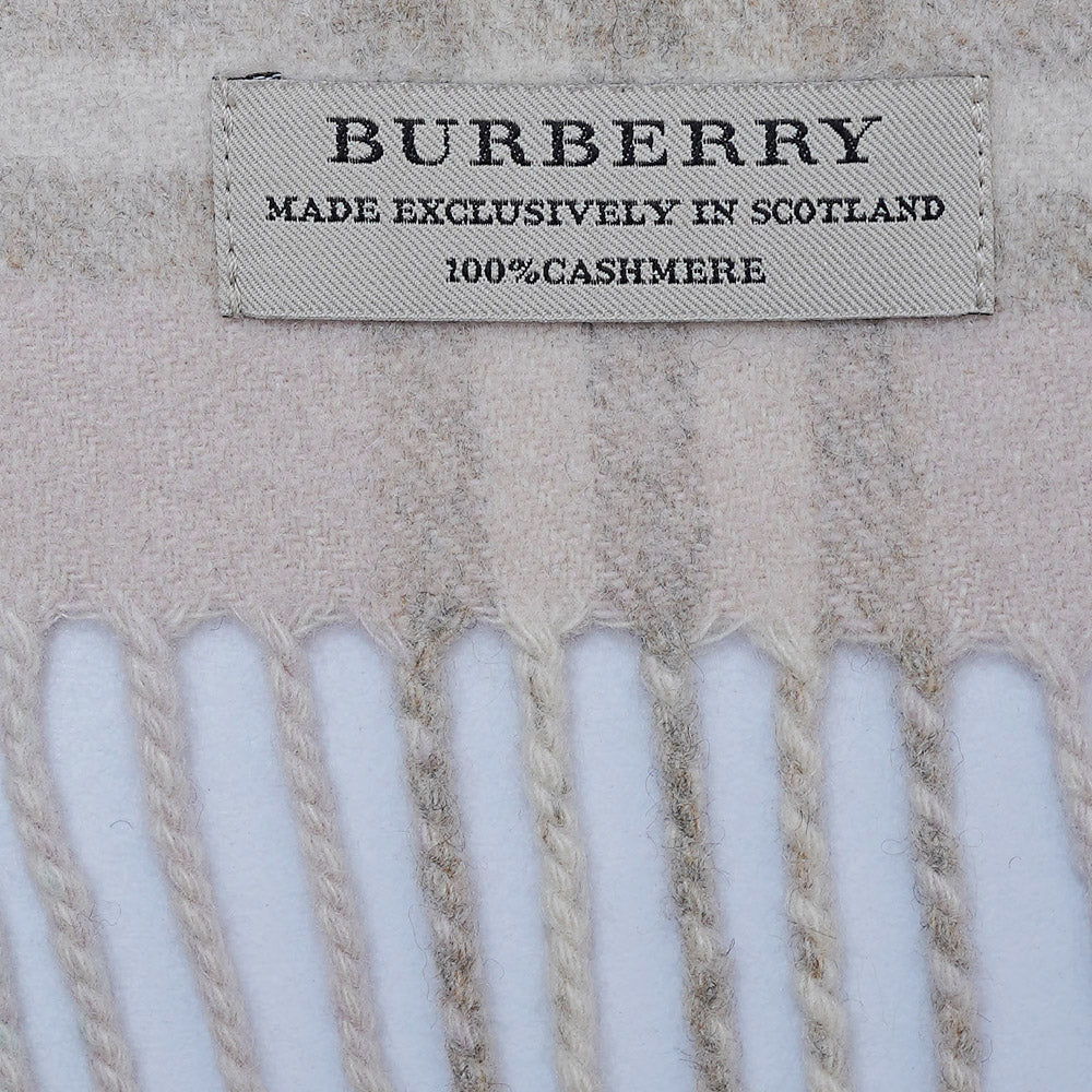Cashmere Plaid Print Vintage Pre-Loved Scarf