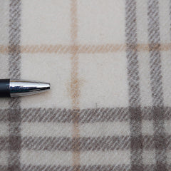 Lambswool Plaid Print Vintage Pre-Loved Scarf