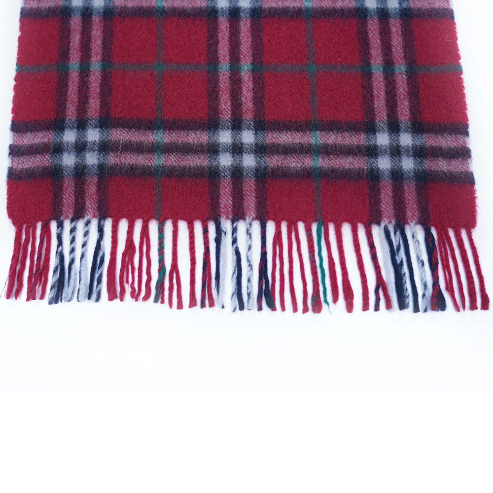 Cashmere Plaid Print Vintage Pre-Loved Scarf