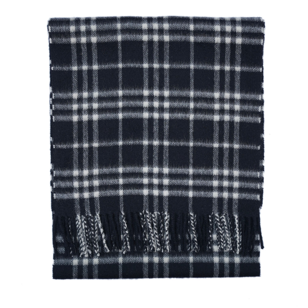 Cashmere Plaid Print Vintage Pre-Loved Scarf