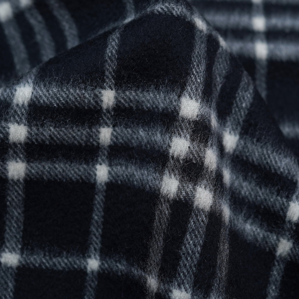 Cashmere Plaid Print Vintage Pre-Loved Scarf