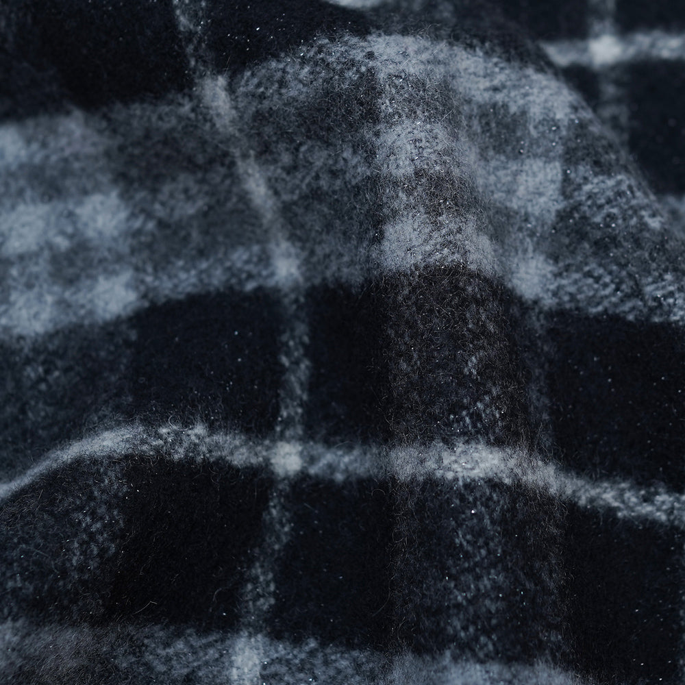 Cashmere Blend Plaid Print Vintage Pre-Loved Scarf