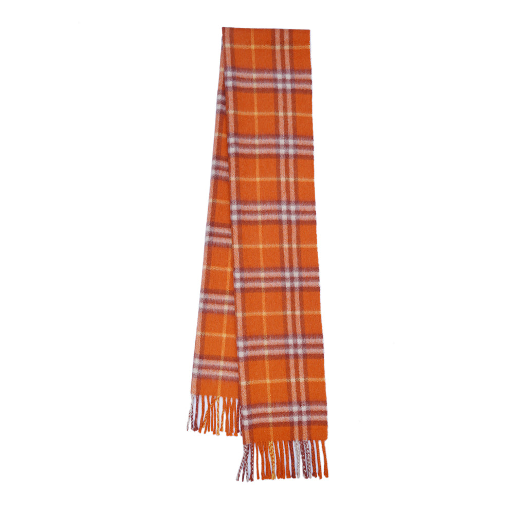 Cashmere Plaid Print Vintage Pre-Loved Scarf