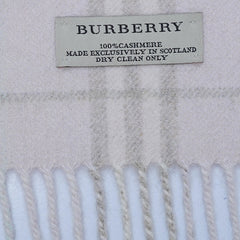 Cashmere Plaid Print Vintage Pre-Loved Scarf