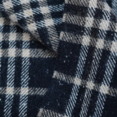 Merino/Cashmere Plaid Print Vintage Pre-Loved Scarf